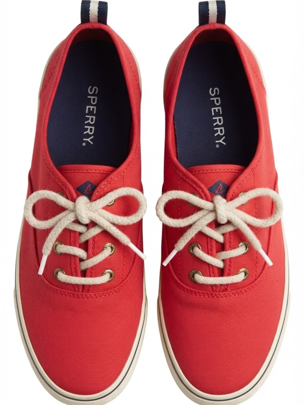 Sperry Red Canvas Women's